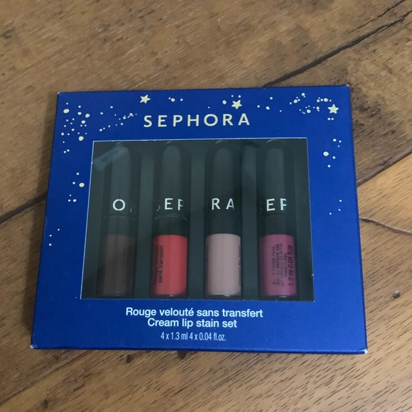 Sephora Other - 4/$25 Sephora Cream lip stain set Sephora Other - 4/$25 Sephora Cream lip stain set